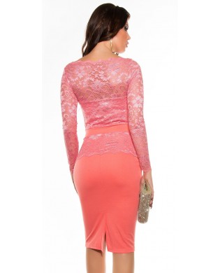 Cocktailkleid in Coral /...
